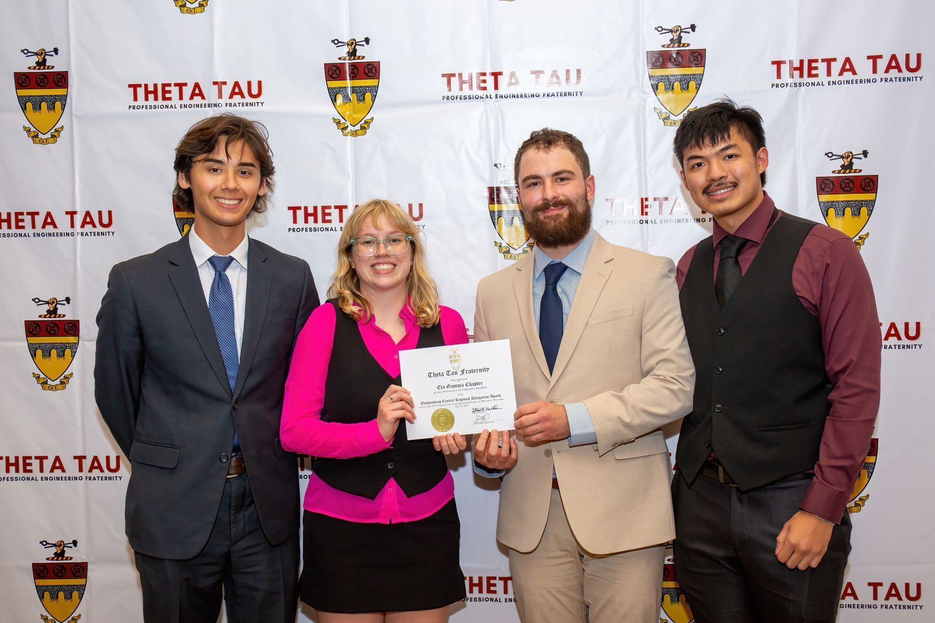 Theta Tau members